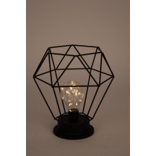 LAMPADA DA TAVOLO PRISMA CM.28H A BATTERIA (6pz)